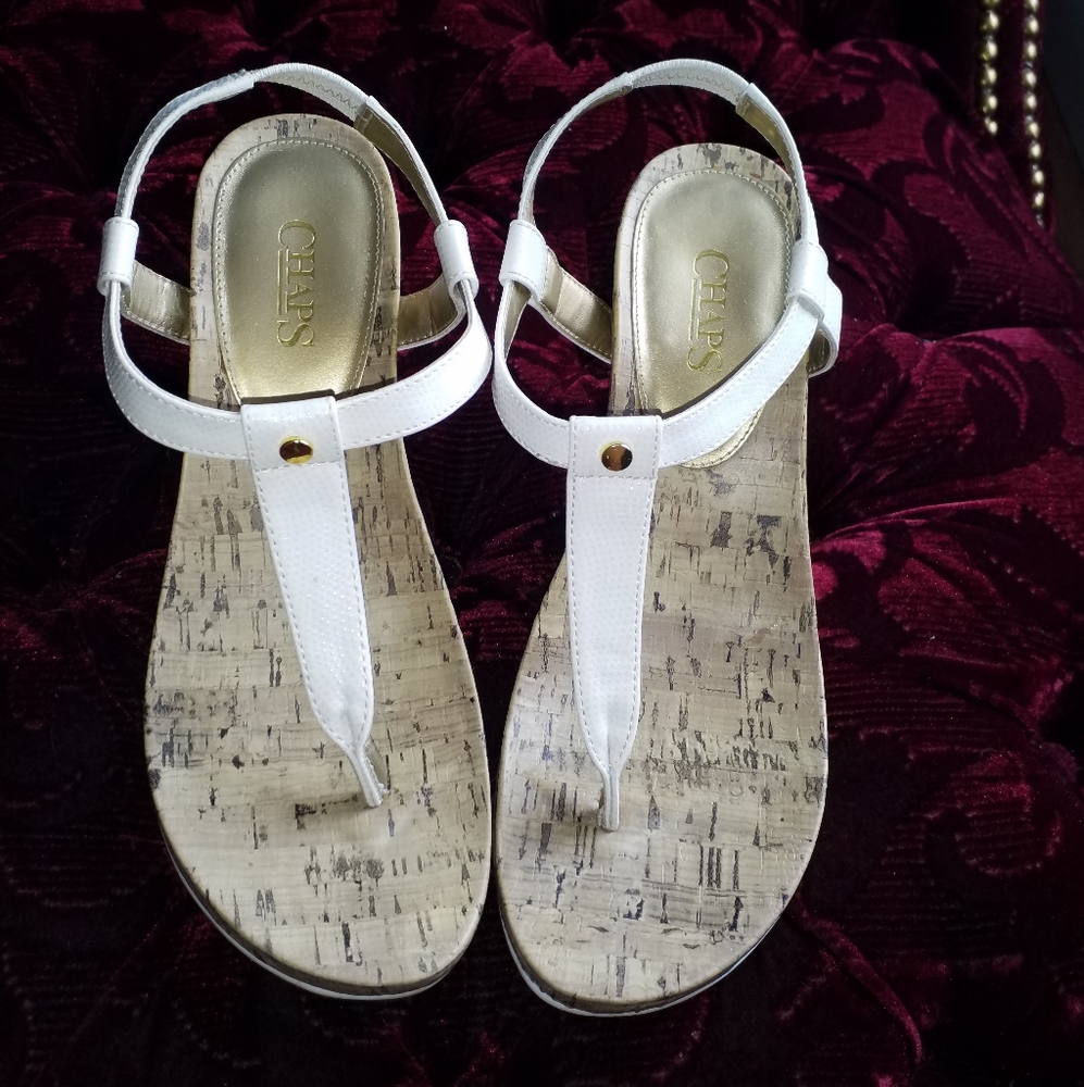 Chaps Wedge Sandals
